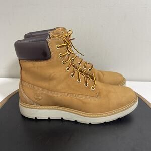 Timberland Boots Womens Size 8.5 Waterproof Nubuck Leather Work A161U